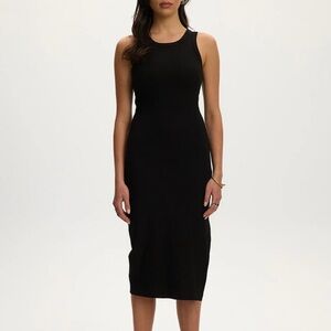 Kuwalla Montreal Black Bodycon Halter Dress Women’s Medium
